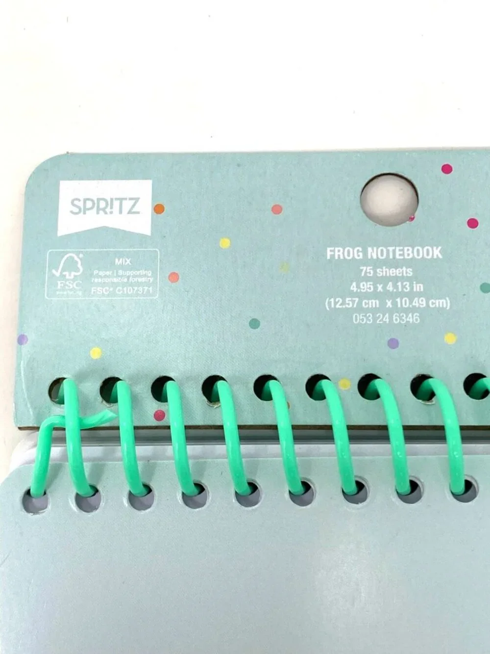 Target Easter Frog Spiral Mini Notebook 75 Pages - Spritz™ Stationery